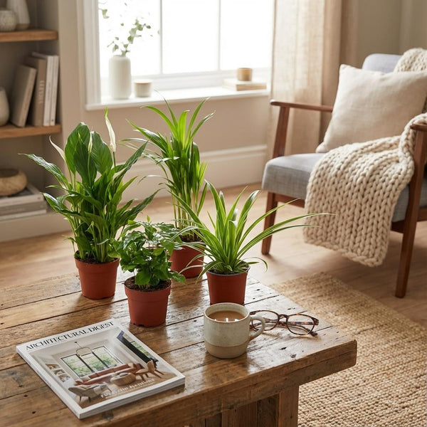 Livraison plante Pack 4 plantes dépolluantes
