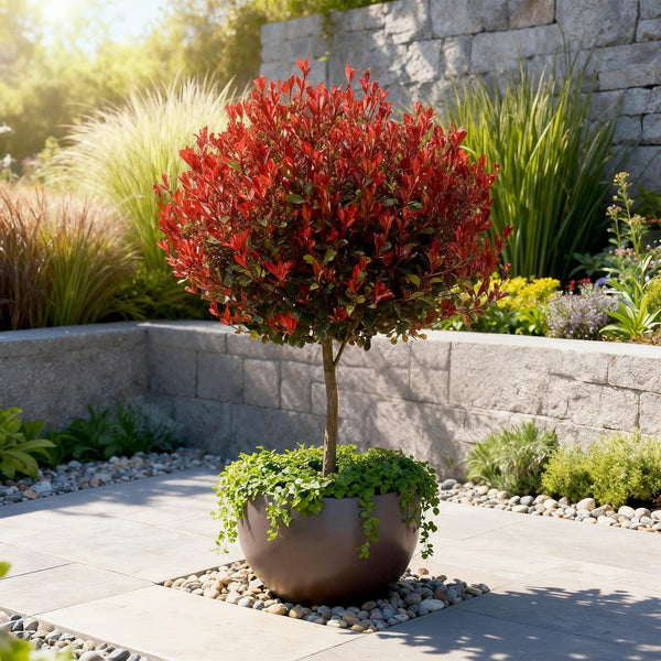 Livraison plante Photinia fraseri Little Red Robin – Pot 19cm – Hauteur 90cm