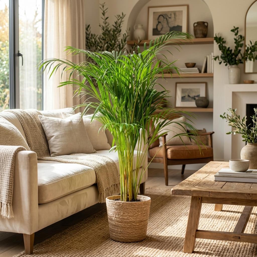 Areca Dypsis – Palmier dorés d'intérieur | Pot 21 cm, Hauteur 90 cm