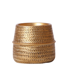 <tc>pot holder</tc> golden - Ø9cm