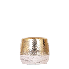 Elite gold decorative pot - Luxury accessory