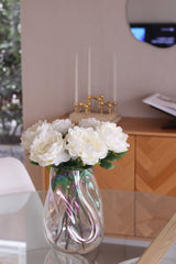 Livraison plante Bouquet artificiel Pivoine blanche