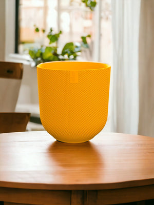 <tc>pot holder</tc> Elho Jazz Yellow - D23 x H21