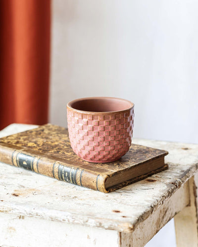 Mini plant pot - PINK RELIEF