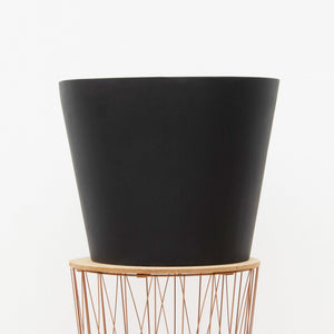 Pot Bucket Black 40 cm