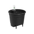 Livraison plante Pot réservoir d'eau noir d33cm