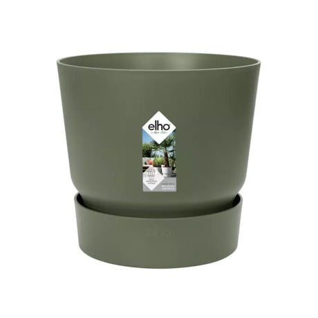 Livraison plante Pot rond Elho greenville vert feuille 25cm