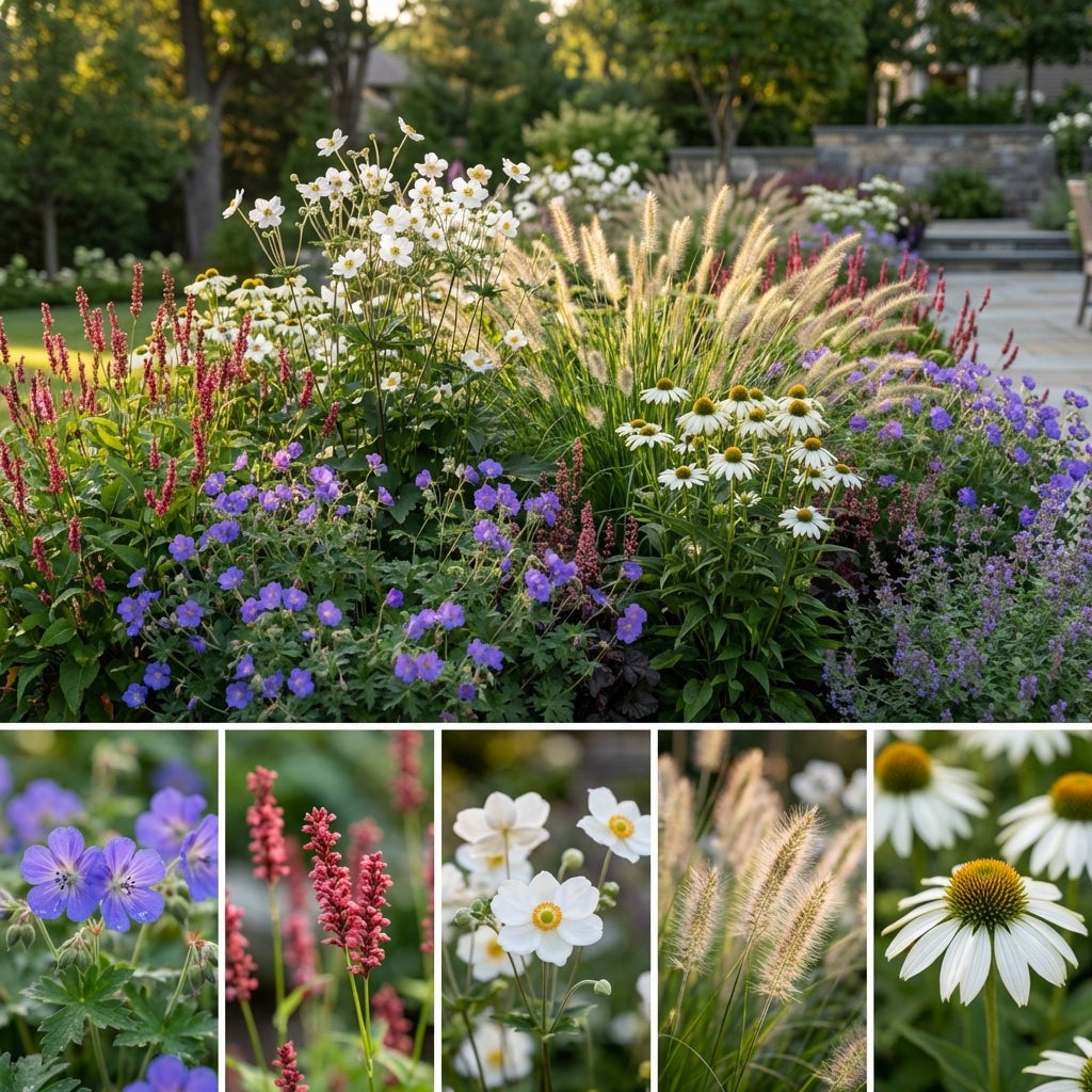 Pack Massif Soleil & Mi-Ombre Rose & Blanc (Géranium Vivace) - 30 plantes #3 — photo 3
