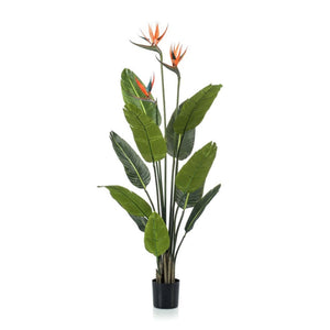 Oiseau du Paradis en Pot plante artificielle