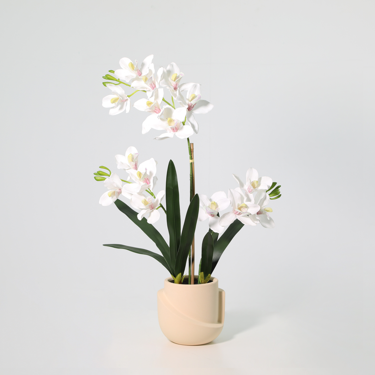 Orchidée Phalaenopsis pot inclus plante artificielle