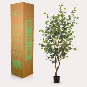 Kunstplant - Eucalyptus - Blue Gomboom - 140cm - 140